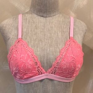 Victoria’s Secret PINK lace triangle bra